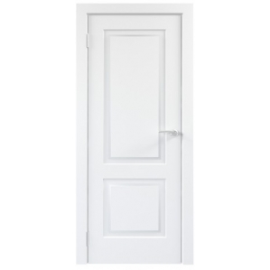 Дверь межкомнатная Эмаль Перфето-1 Белый (Глубокая фрезеровка)